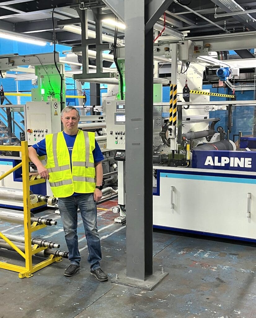 Tech Folien's Hosokawa Alpine extruder.